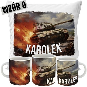 НАБОР КРУЖКА + ПОДУШКА ТАНК ТАКИ САМОЛЕТ САМОЛЕТ + ИМЕННЫЙ ПОДАРОК