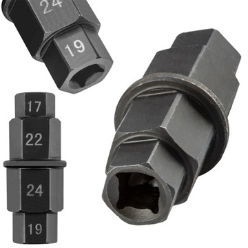 NEO КЛЮЧЕВОЙ ИНСТРУМЕНТ ДЛЯ ОСЕЙ МОТОЦИКЛОВ 4 В 1