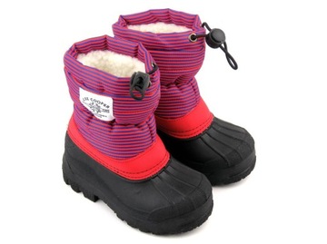 ŚNIEGOWCE DZIECIĘCE LEE COOPER 0528K GUMOWE ZIMOWE
