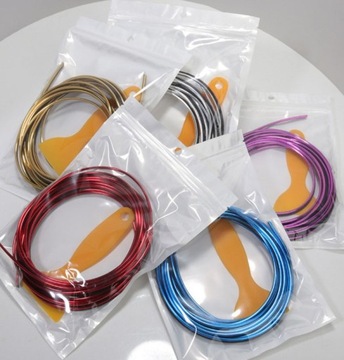 МЕТАЛЛИЧЕСКАЯ ДЕКОРАТИВНАЯ ПОЛОСКА ДЛЯ АВТОМОБИЛЯ 5М ДЕТАЛИ