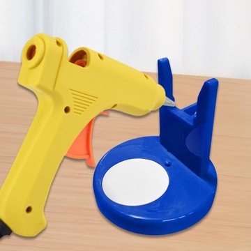 Держатель для горячего клея Подставка для машины для горячего клея Держатель для клея-расплава Настольный синий