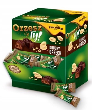 Pszczółka Cukierki Orzesz Ty! w czekoladzie 2 kg