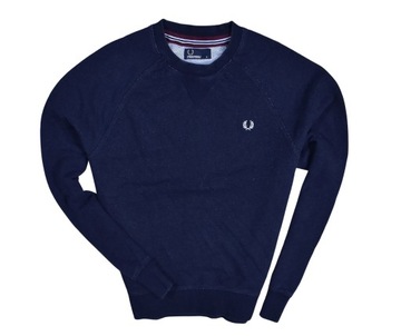 FRED PERRY Logowana Bluza Męska Crevneck / S