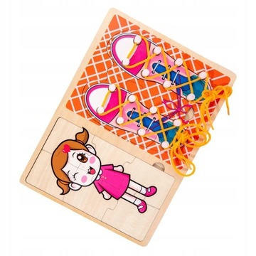 Children Shoelace Teaching Toy Kids Educational To