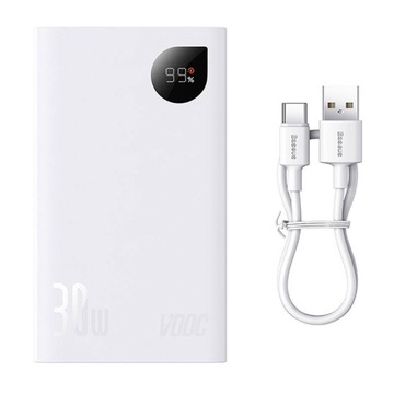BASEUS POWERBANK 20000MAH 2X USB-A USB-C PD 30W QC Z WYŚWIETLACZEM LED
