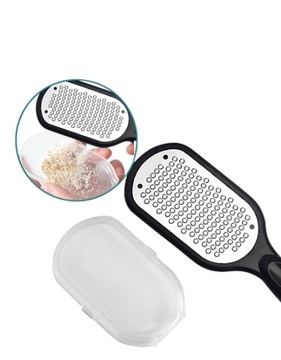 Металлический файл Grate Grater для каблуков Pumicek Scraper с ручкой черной ручкой
