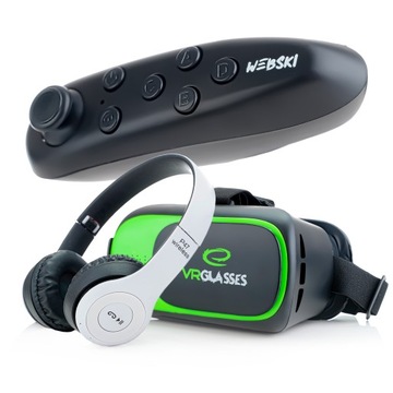 OKULARY GOGLE 3D VR 360 2.0 VIRTUAL REALITY+ PAD WIRTUALNA RZECZWISTOŚĆ