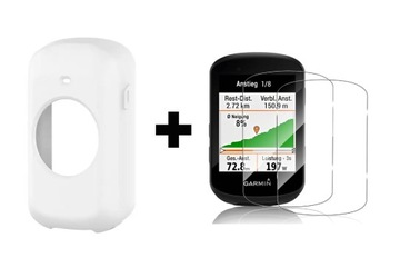 Etui Silikonowe ochronne do licznika nawigacji GARMIN EDGE 530 + 2 szkła