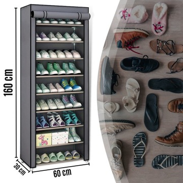 МАТЕРИАЛ ОБУВЬ ШКАФ ПОЛКА ДЛЯ ОБУВИ КНИЖНЫЙ ШКАФ XL ОРГАНАЙЗЕР 9 ПОЛОК