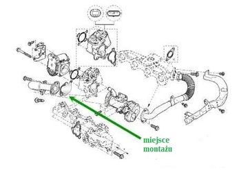 Заглушки клапана EGR OPEL Movano Vivaro 2.3 CDTi*
