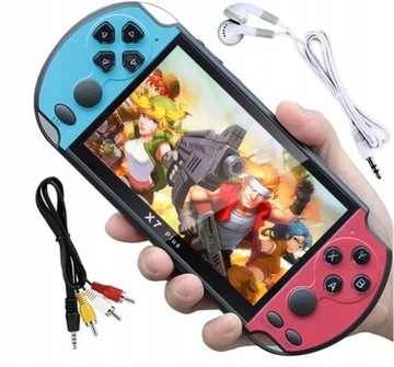 Портативная игровая консоль X7, множество игр, память 8G