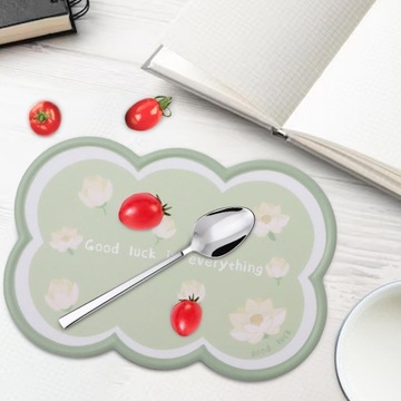 Универсальный противоскользящий коврик на приборную панель автомобиля, противоскользящий приборной панели, зеленый, маленький лотос