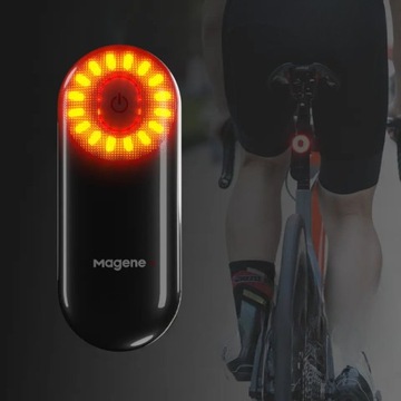 Задний велосипедный фонарь Magene L508 с USB C Bluetooth / радаром ANT+