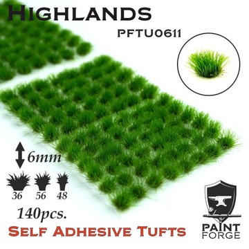 Paint Forge Trawa tufty 6mm do dioram i podstawek