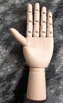 ДЕРЕВЯННАЯ РУЧНАЯ МОДЕЛЬ, РУКА, РУЧКА, РУКА, СРЕДНАЯ РУКА