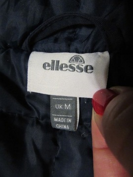 ELLESSE męska granatowa kurtka z kapturem M