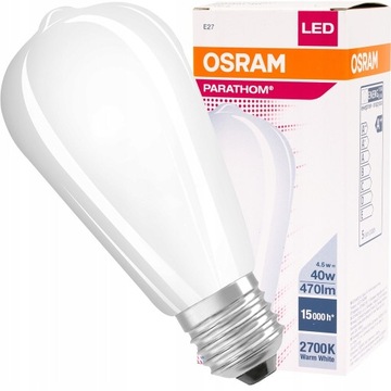 Żarówka LED E27 ST64 edison 4,5W 40W 2700K Osram