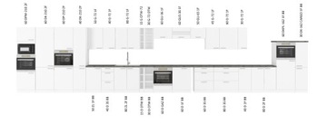 СЕРАЯ ЛИЛИЯ кухонный шкаф под встраиваемый духовой шкаф