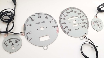 MoMan tarcze licznika INDIGLO AUDI 80, 90 wzór 5