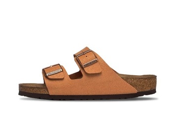 Klapki damskie brązowe Birkenstock Arizona Vegan W Pecan 1025006 39