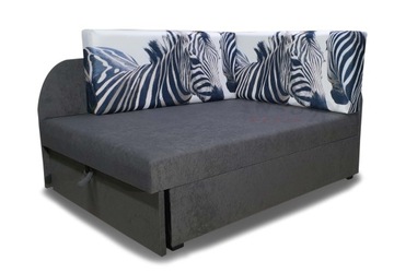 Narożnik dziecięcy KUBUŚ, rozkładane łóżko, sofa