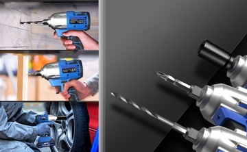 Klucz udarowy 21 V 420 Nm Wbudowana lampka robocza LED Wkrętarka akumulatorowa