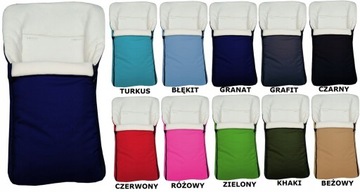 СПАЛЬНЫЕ МЕШКИ ИЗ МЕЛАНЖЕВОГО ФЛИСА ДЛЯ КОЛЯСКИ, САНОК И СИДЕНЬЯ