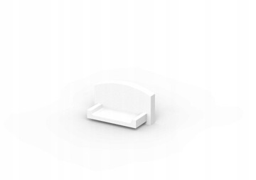 ЗАГЛУШКА ДЛЯ АЛЮМИНИЕВЫХ ПРОФИЛЕЙ тип А для светодиодов 2 шт./компл. 2 цв.