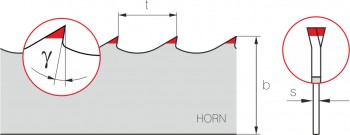 ПИЛА ЛЕНТОЧНАЯ ПО ​​ДРЕВЕСИНЕ 40х1.0Х4005 зимний зуб