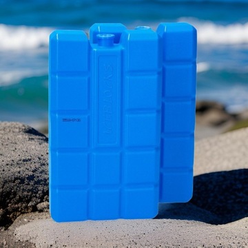 2 x 400 мл морозильная вставка Kamai Coolbox для дорожных холодильников, синяя