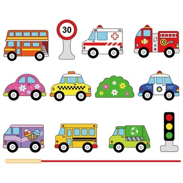 VIGA WOODEN STRINGER STRINGER кружево MONTESSORI CARS