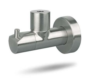 MCALPINE Zaworek umywalkowy inox ANGVAL-10-SN