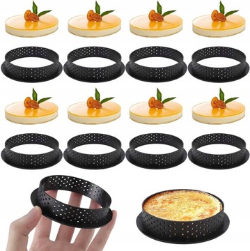 TARTLET MOLD RING PIECZENIE CIASTA CIAST 8 SZTUK