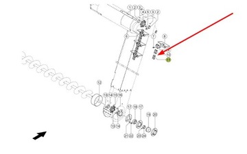 002860.0 Зажим цепи CLAAS