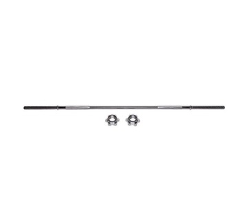 GRYF PROSTY Z GWINTEM I ZACISKAMI UNDERFIT 120 CM