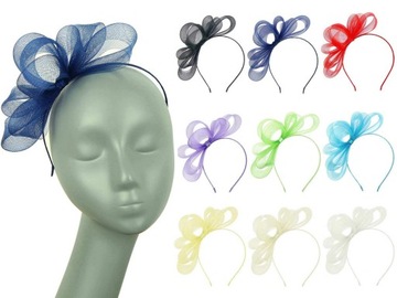FASCINATOR, ОКНО ДЛЯ ВОЛОС, повязка на голову - черный