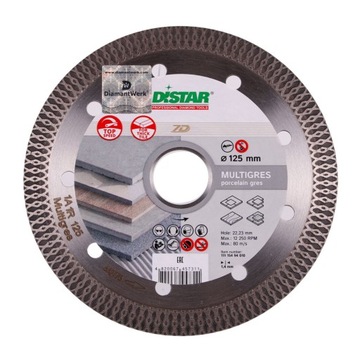 DISTAR MULTIGRES - Tarcza diamentowa do gresu 125
