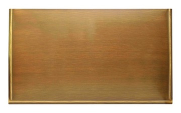 Blacha przed kominek z mosiądzu PATYNA, 40x70 FILC