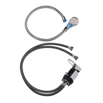 Набор с распылителем для шампуня 70 см. Смеситель 70 см. Мягкий шланг JE