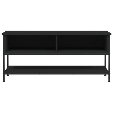 vidaXL Подставка под ТВ, черная, 100x35x45 см, материал дерево