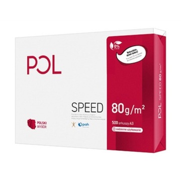 PAPIER KSERO DO DRUKAREK POL SPEED A3 RYZA 500 kar
