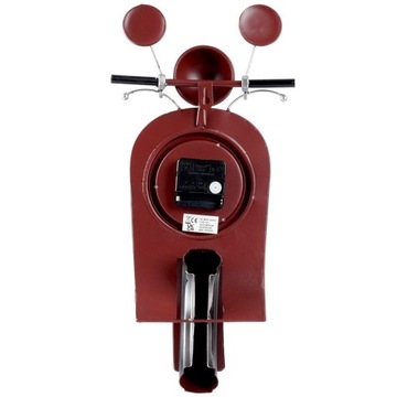 Ретро старинные коричневые металлические настенные часы для скутера