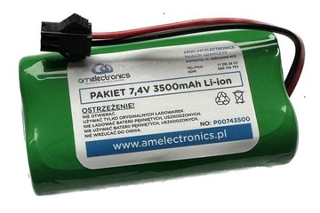 Akumulator 2S1P 7,4V 3500mAh Li-Ion BMS LGMJ1 JST