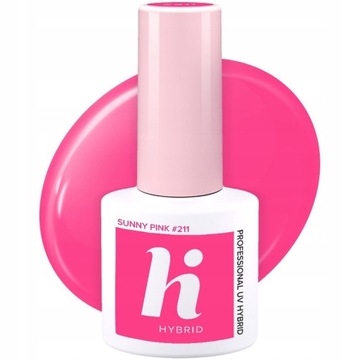 Лак для ногтей Hi Hybrid Hybrid #211 Sunny Pink 5 мл