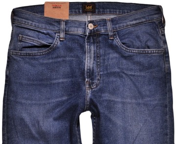 LEE spodnie SKINNY regular BLUE jeans LUKE _ W32 L32