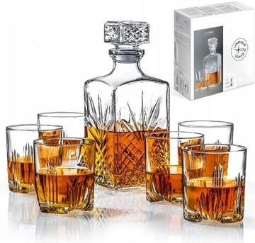 Zestaw do whisky SELECTA BORMIOLI 7el karafka szklanki