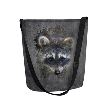 Torebka BERTONI na ramię Funky Racoon