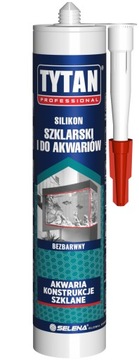 Silikon Szklarski Tytan Professional 280 ml Bezbarwny do Szkła Akwarium