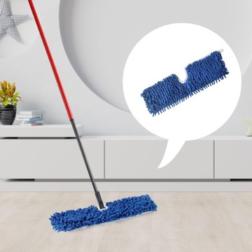 Многоразовый чехол для швабры, размеры 49 х 15 см, для влажной и сухой уборки, сменная насадка для швабры из микрофибры.