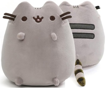 PUSHEEN MASKOTKA PRZYTULANKA PUSHIN MIĘKKA PUSZYSTA SZARA